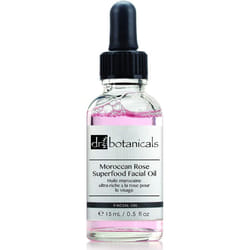 Dr Botanicals Vegan Moroccan Rose Superfood Facial Oil with Vitamins, and Essential OIls - Natural Best Anti-ageing repairing Treatment for All skins