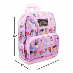 Fast Forward New York Disney Princess Preschool Backpack for Kids  Toddlers ~ 5 Pc School Supplies Bundle with Disney Princess 10"" Mini Bac