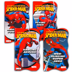 Marvel Spiderman Board Book Set - Bundle with 4 Amazing Spiderman Superhero Board Books for Boys Girls (Spiderman Reading Bo ...