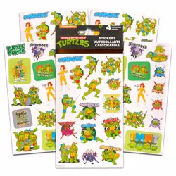 T M N T Teenage Mutant Ninja Turtles Stickers and Tattoos Super Set ~ Bundle with TMNT Stickers  and Tattoos for Kids (Ninja Turtles Party Supplies)