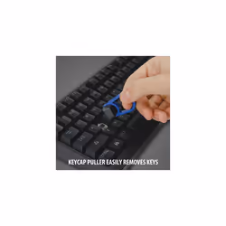 O Rings Mechanical Keyboard Dampener - Quiet Switch Dampeners Kit 40A Clear (140pcs), Keycap Puller, Cleaning Brush, Cloth and Accessory Bag - Mod Kit
