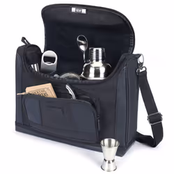 USA Gear Travel Carrying Bag Compatible with Bartending Kits - Bartending Bag Shoulder Bag for Bartender Kits with Water Resi ...