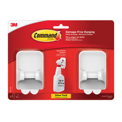 Command Spray Bottle Hangers  White/Gray  2