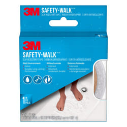 3M Safety-Walk Slip Resistant Tape  1 in x 15 ft  Anti Slip White Tape  Ideal For Slippery & Wet Conditions  Self-Adhesive Backing  Quick & Easy Appli
