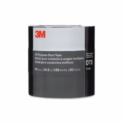 3M 405-638060-53589 1.88 in. x 60 yard x 8 mil DT8 All Purpose Duct Tape - Black
