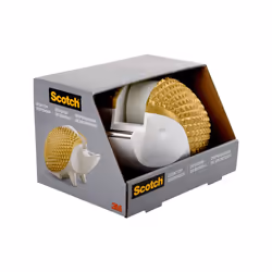 Scotch Hedgehog Tape Dispenser  Great for Gift Wrapping  Includes 1 Roll 3/4 in x 350 in Tape (C47-HEDGEHOG-G)