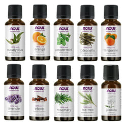 Now Foods Essential Oils 10-Oil Variety Pack Sampler - 1oz Each