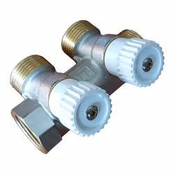 Durable High Quality Brass 2-4 Sections 3/4" Water Manifold Distributor Luxor - 2
