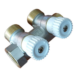 Durable High Quality Brass 2-4 Sections 3/4" Water Manifold Distributor Luxor - 2