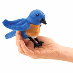 Folkmanis Mini Bluebird, Finger puppet, Animal, 1 pc(s)