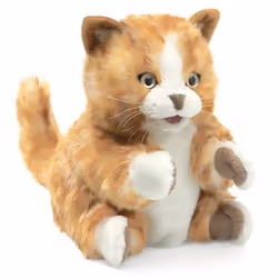 Folkmanis Orange Tabby, Hand puppet, Animal, 1 pc(s)