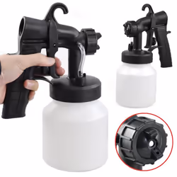 Oypla 650W 800ml Electric Paint Sprayer Zoom Spray Gun Decorating Fence DIY Tool