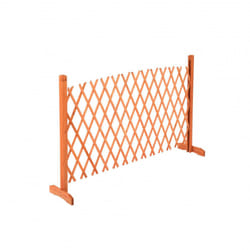 Oypla Arched Expanding Freestanding Wooden Trellis Fence Garden Screen