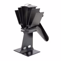Oypla Eco-Friendly Heat Powered Log Burner Fireplace Stove Top Fan
