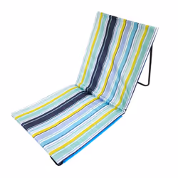 Oypla Portable Beach Mat Folding Chair Sun Lounger Outdoor Camping