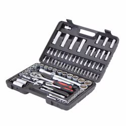 Oypla 94pc 1/4" & 1/2" Socket Ratchet Screwdriver Bit Set with Case