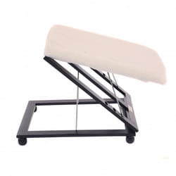 Oypla Adjustable Folding Cushion Padded Footstool Foot Leg Rest