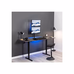 VIVO Dual Monitor Desk Mount Stand with Height Adjustment and VESA Plates
