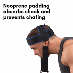 Body-Solid Nylon Head Harness - Neck Workout Equipment for Strength Training  Neck Exercise and Weight Lifting  Black