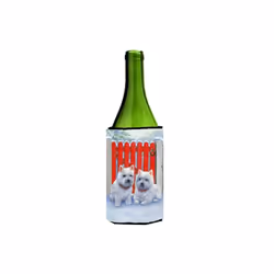 Carolines Treasures BDBA447CLITERK Red Gate Westies Wine Bottle Can cooler Hugger