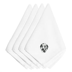 Caroline's Treasures EMBT1748NPKE Dalmatian Embroidered Napkins Set of 4  20  Multicolor