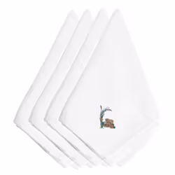 Caroline's Treasures EMBT3014NPKE Fall Old Wagon Embroidered Napkins Set of 4 20 Multicolor
