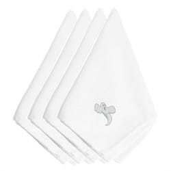 Caroline's Treasures EMBT3015NPKE Halloween Single Ghost Embroidered Napkins Set of 4  20  Multicolor