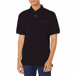 Tommy Hilfiger Men's Short Sleeve Polo Shirt in Classic Fit Tommy Bla