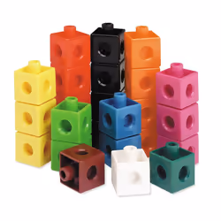Learning Resources Snap Cubes  Classroom Snap Cube Set  Math Manipulative  Early Math Skills  Set of 1000  Ages 5+