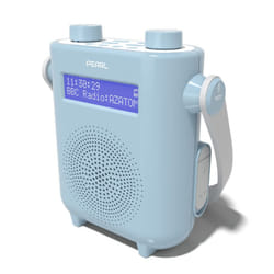 DAB DAB+ FM Radio Bathroom Shower, IPX5 Water Resistant Waterproof, Portable IPX5, Digital FM Radio & Wireless Bluetooth, Built-in Rechargeable