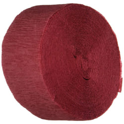 1st Choice 2 ROLLSMaroon Burgundy Crepe PaperStreamers 145 Feet for BirthdayParty Wedding Decorations