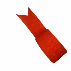 USA-Made Red and Gold Metallic Crepe Paper Streamers