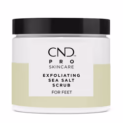 CND Pro Skincare Exfoliating Sea Salt Scrub for Feet Minerals Salts Natural Sunflower Seed Oil Formula 18 Fl Oz