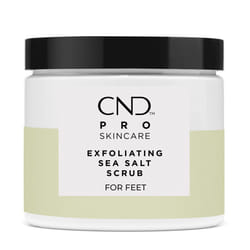CND Pro Skincare Exfoliating Sea Salt Scrub for Feet  Minerals  Salts  Natural Sunflower Seed Oil Formula  18 Fl Oz