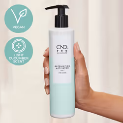 CND Pro Skincare Exfoliating Activator for Hands  Made with Natural Origin Aloe Leaf  Use with Exfoliating Scrub  Step 2  10.1 Oz