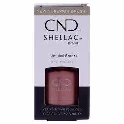 Shellac Nail Color - Untitled Bronze by CND for Women - 0.25 oz Nail P