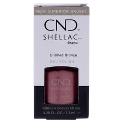 Shellac Nail Color - Untitled Bronze by CND for Women - 0.25 oz Nail P
