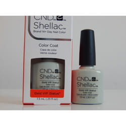 CND Shellac Color Coat UV/LED GEL BOXED 7.3ml - GOLD VIP STATUS