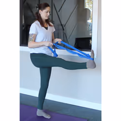 RangeMaster Flex-Ability Static Stretch Strap | | Perfect for Yoga  Pilates  and Physical Therapy | Flexibility and Range of Motion Tool | B