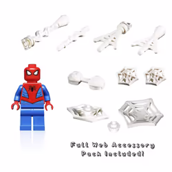 LEGO Marvel Super Heroes LOOSE Minifigure Spider-Man with Webs