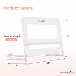 Dream On Me Lightweight Mesh Security Adjustable Bed Rail for Toddler  Breathable Mesh Fabric  Suitable for All Types Of Beds  Reinforced Anchor Syste