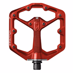 Crankbrothers Stamp 7 Small, Downhill bike (DH), Mountain bicycle (MTB), Aluminium, Red, Platform pedals, 345 g, 2 pc(s)