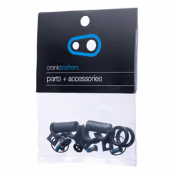 Crankbrothers Pedal Refresh Kit - Stamp, Bicycle cleat kit, Black