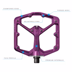 Stamp 7 Large Pedal - Purple