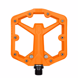 Crankbrothers Stamp 1 Gen 2, Composite, Nylon, Orange, Chromoly Steel 4140 (CrMo), Platform pedals, 100 mm, 100 mm