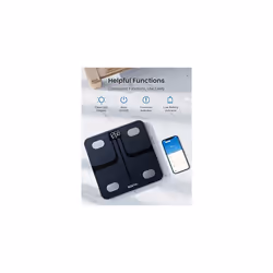 RENPHO Smart Wi-Fi Body Fat Scales for Body Weight, Digital Bathroom Weighing Bluetooth Scale, Body Composition Monitor BMI Scales with Smartphone App