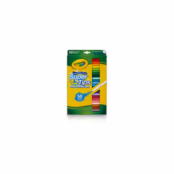 CRAYOLA - 50 SuperTips Felt-Tip Pens French Box Drawing 256334.024
