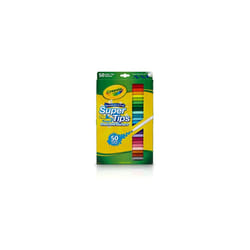 CRAYOLA - 50 SuperTips Felt-Tip Pens  French Box  Drawing  256334.024