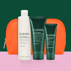 Lime & Ginger Body Care Trio, 3-Piece Luxury Body Care, Gift Set Includes: Hydrating Lime & Ginger Bath & Shower Milk, Nourishing Lime & Ginger Body