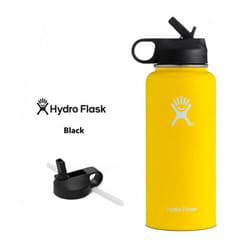Water Bottle | Straw Lid  |  Outdoor Portable Insulated Cup - Sunflower, 40oz